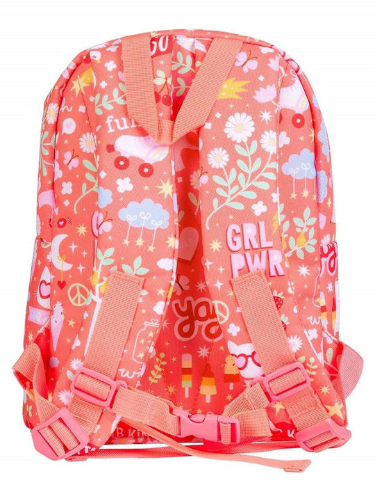 A Little Lovely Company Fun School Set Pink + Water Bottle and Food Container Set