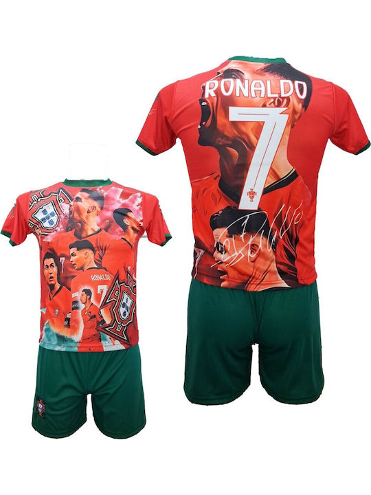 Kids Football Set Ronaldo Portrait 230626-02
