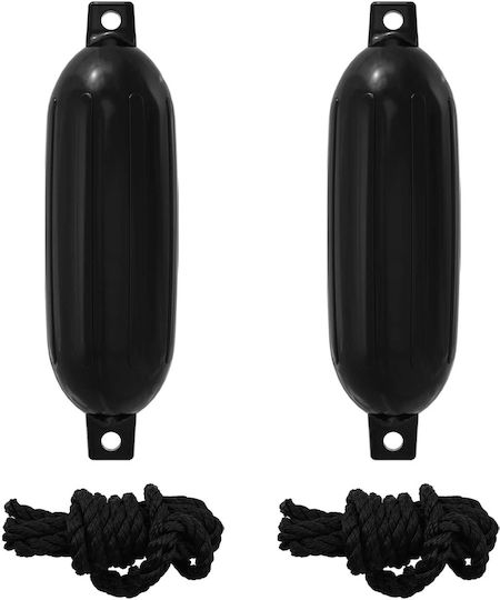 Boat Balloons 2 Pieces Ø 16 X 58 cm Black Pvc 42028743