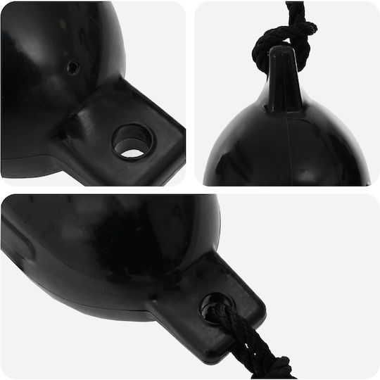 Boat Balloons 2 Pieces Ø 14 X 50 cm Black Pvc 42028742