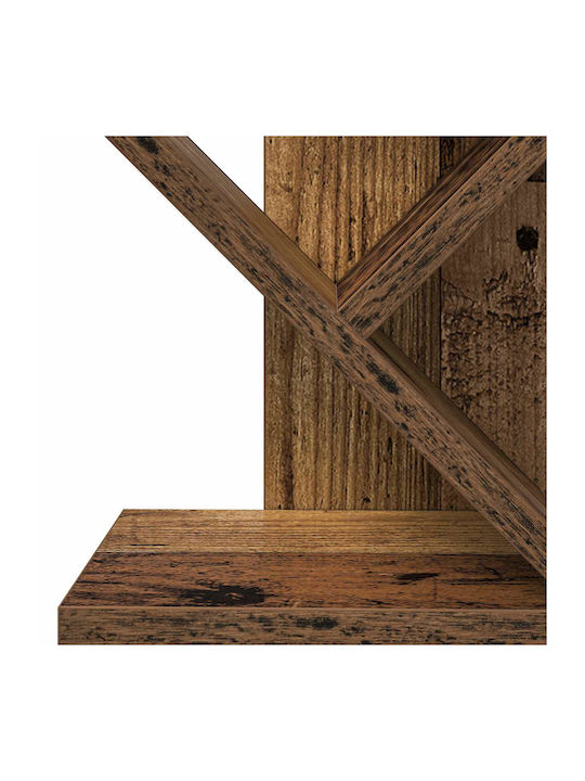 Bookcase Processed Wood 30x18x100cm