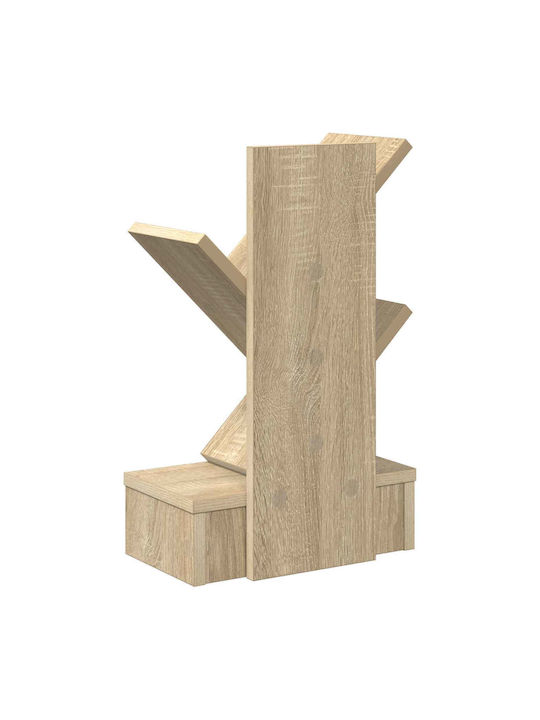 Bookcase Processed Wood 30x18x48cm