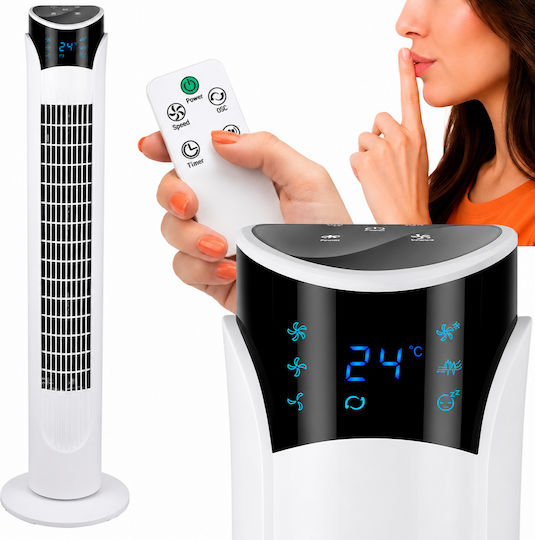 Ventilator Tip Turn 45W Cu Telecomandă Alb