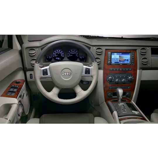 Carmedia Ηχοσύστημα Αυτοκινήτου για Jeep Commander 2007-2009 (Bluetooth/USB/WiFi/GPS/Apple-Carplay/Android-Auto) με Οθόνη Αφής 10.33"