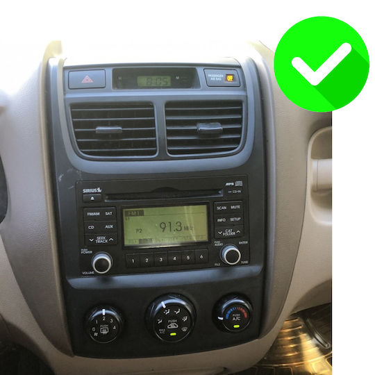 Carmedia Car Audio System for Kia Sportage 2004-2010 with A/C Bluetooth USB WiFi GPS Apple CarPlay Android Auto with 9" Touch Screen