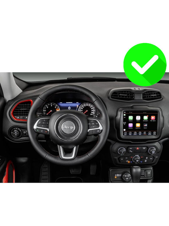 Carmedia Car Audio System for Jeep Renegade 2014 (Bluetooth/USB/WiFi/GPS/Apple-Carplay/Android-Auto) with Touch Screen 9"