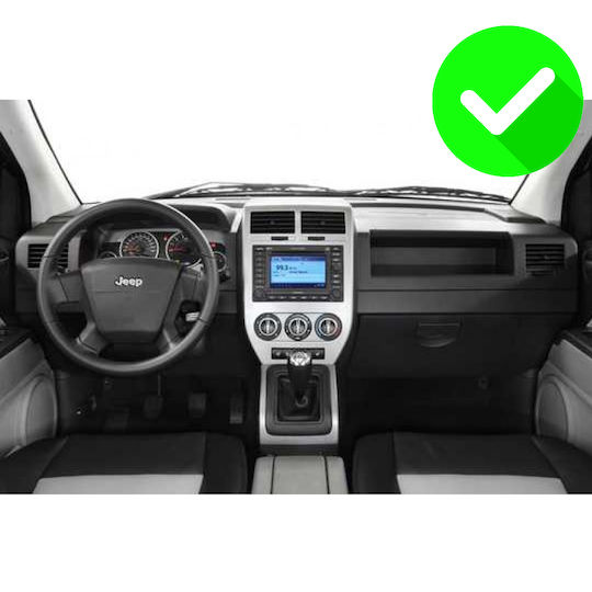 Carmedia Car Audio System for Jeep Compass / Patriot 2012 (Bluetooth/USB/WiFi/GPS/Apple-Carplay/Android-Auto) with Touch Screen 10"