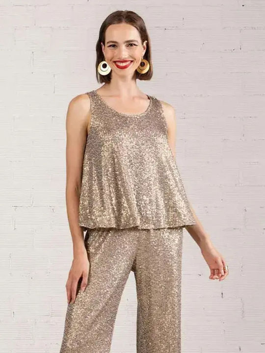 Women's Blouse Gold