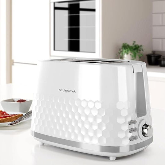 Morphy Richards Φρυγανιέρα 2 Θέσεων 850W Λευκή