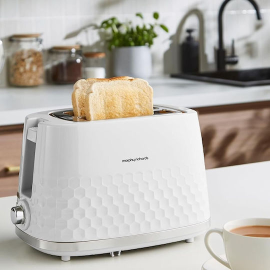 Morphy Richards Φρυγανιέρα 2 Θέσεων 850W Λευκή