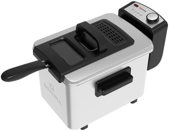 Zokura Z1436 Фритюрница 4lt Сребриста