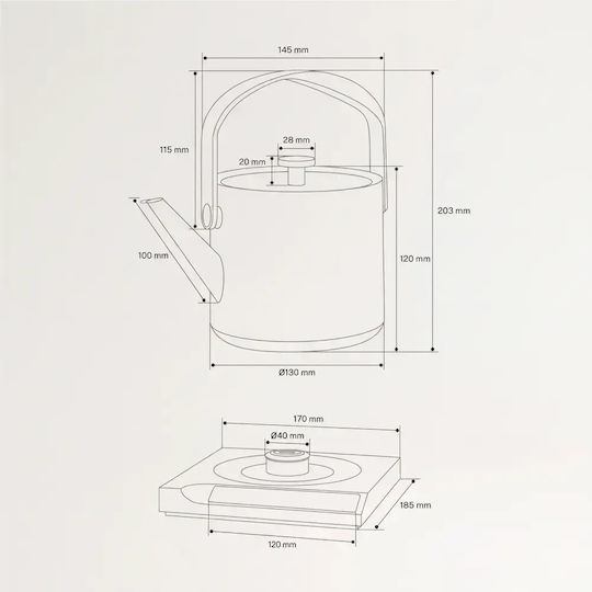 Create Hattori Fierbător de Călătorie 500ml 880W Verde