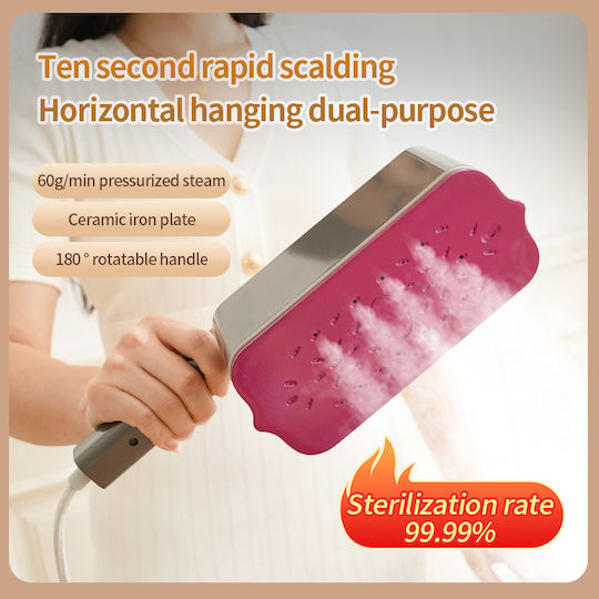 Steam Iron Aparate de calcat vertical de Mână 1200W cu Recipient 125ml Gri