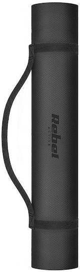Rebel Active Yoga Exercise Mat Black (200x115cm)