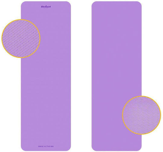 Rebel Active Rebel Active Trainingsmatte Yoga Lila 183x61cm