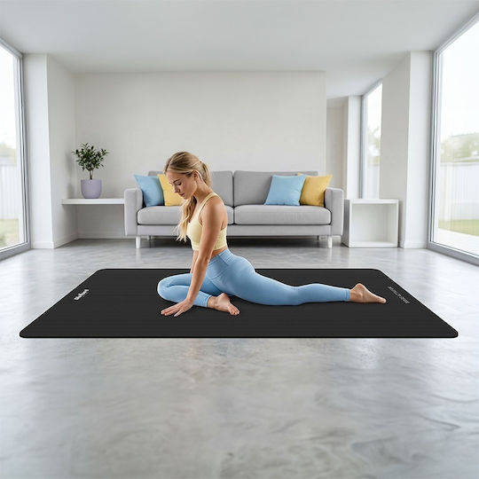 Rebel Active Rebel Active Trainingsmatten Yoga Schwarz 190x100cm