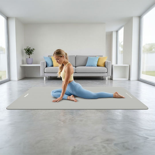 Rebel Active Rebel Active Trainingsmatte Yoga Graue (190x100cm)