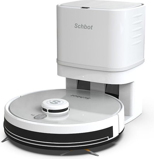 SCHBOT F1 Pitbox Σκούπα Ρομπότ Λευκή