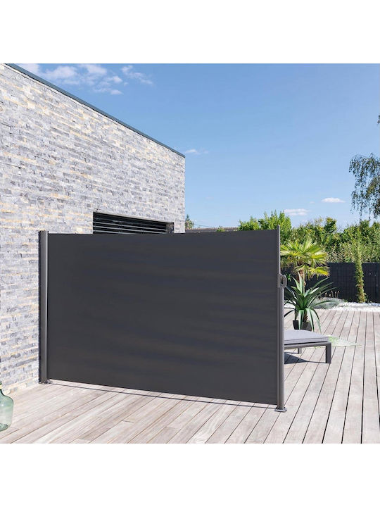 Hesperide Side Sunshade Roller For Terrace Grey 3x1.8m