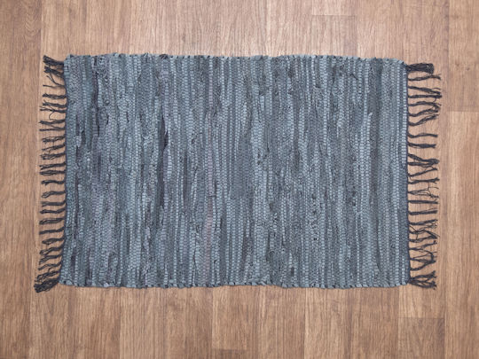 Viopros Teppich Teppich Kamin Rechteckig Leder Gray