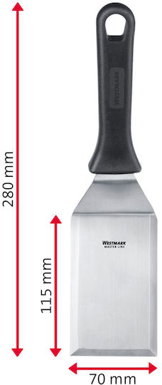 Westmark Master Line Kitchen Spatula Stainless Steel 11.5cm Westmark Master Line Kitchen Spatula Stainless Steel 11.5cm