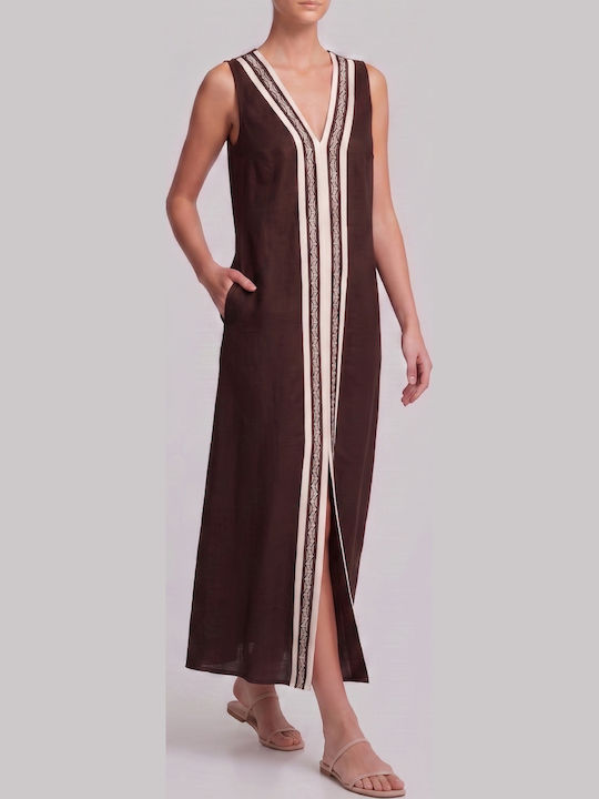 Summer Maxi Brown Dress