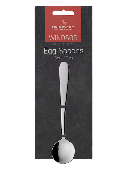 Grunwerg Windsor Set Löffel Rostfreier Stahl Silber 13cm 2Stücke