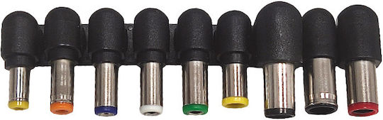 Set of 9 DC Power Socket Adapters Universal Laptop and Electronic Device Power Supplies