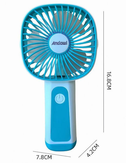 Andowl Handheld USB Black Fan Q-HF23