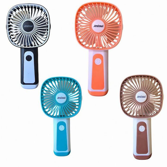 Andowl Handheld USB Black Fan Q-HF23
