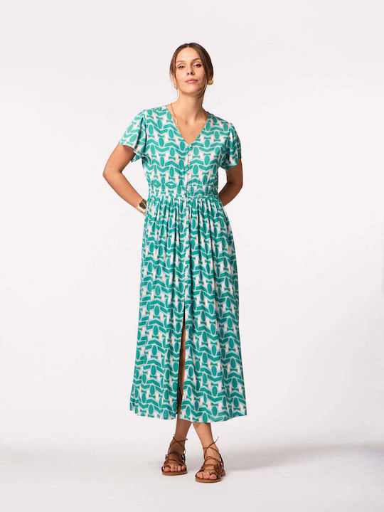 Καλοκαιρινό Midi Σεμιζιέ Φόρεμα Isadora Dress