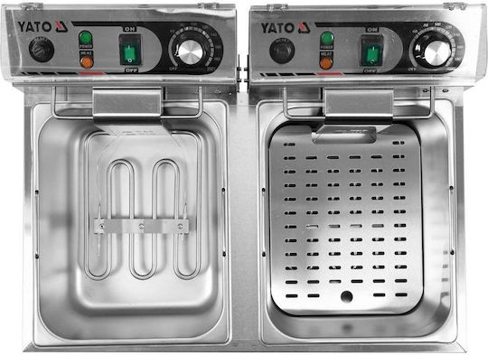 Yato Electric Double Fryer 2x6lt