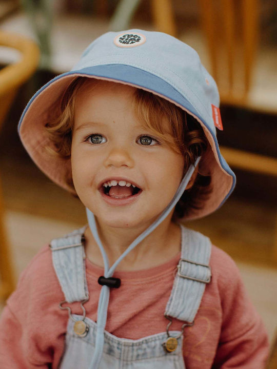 Hello Hossy Kids' Fabric Turquoise Hat