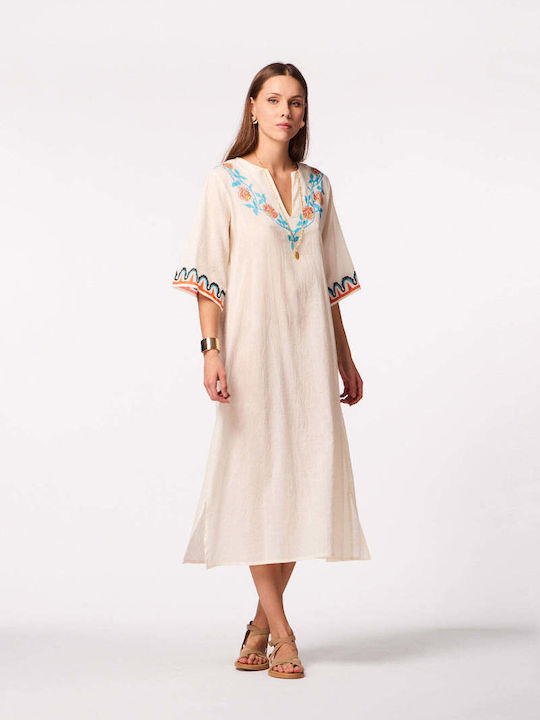 Achilleas Accessories Damen Kaftan Für Strand Ianthe Kaftan