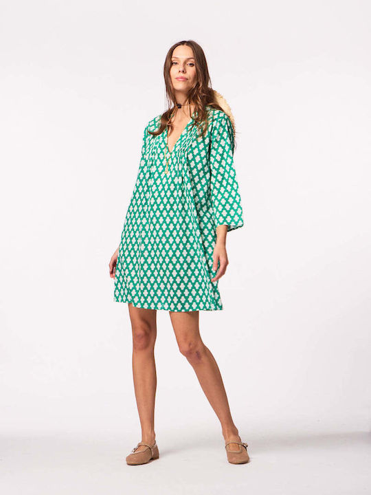 Achilleas Accessories Дамско Късо Плажно Кафтан Asha Kaftan