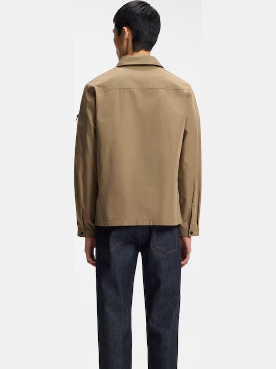 Μακρυμάνικo Overshirt Beige 50482701-928