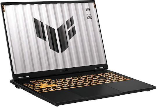 Asus TUF Gaming F16 90NR0NB1-M00N60 16" IPS FHD+ 144Hz (i7-14650HX/16GB/1TB SSD/GeForce RTX 5060/Без операционна система) Jaeger Gray (BG Keyboard)
