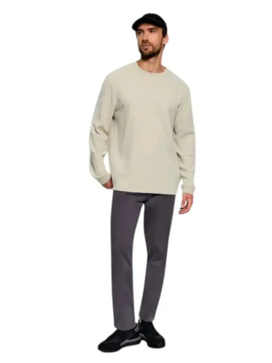 Long Sleeve Beige Sweater