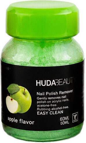 Gentle Nail Polish Remover Fruit Scent 65ml Sponge Green Apple