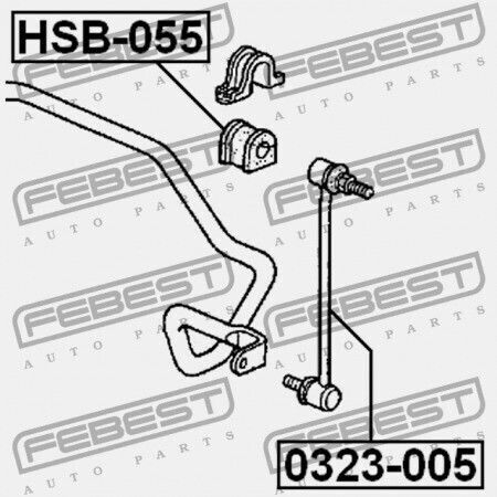 Front Stabilizer Link Honda Pilot YF1 2003-2007 US 51320-S0X-C01