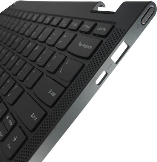 Палмрест за Лаптоп Клавиатура Lenovo Yoga C640-13IML 81UE 81UE000EAU 81UE0013AU 5CB0W43756 5CB0W43751 US С Подсветка Сив Код.41566USPALMBL