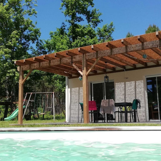 Showood Ορθογώνιο Πανί Σκίασης Καφέ 2x3m