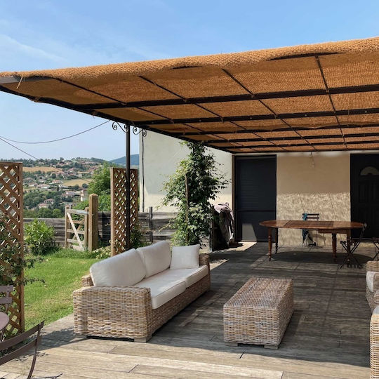 Showood Rectangular Brown Shade Sail 3x5m