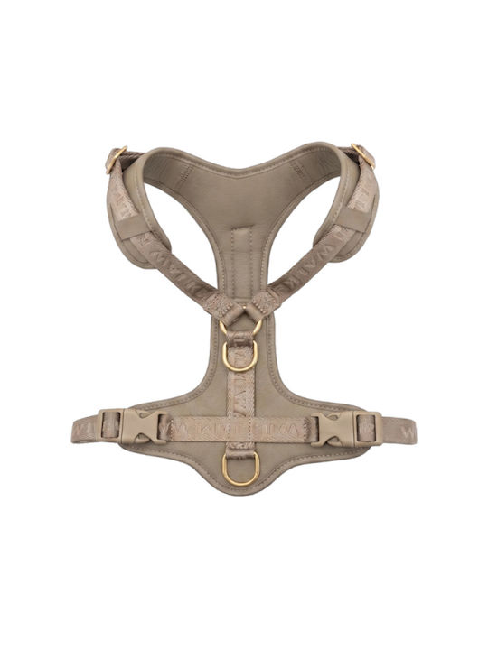 William Walker Кожено Кучешко Повод Plain Premium Бежов Y-harness Меко Кожа L 61-85cm