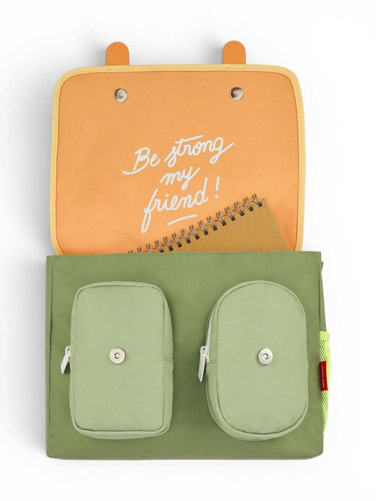 Hello Hossy School Backpack For Kindergarten Green