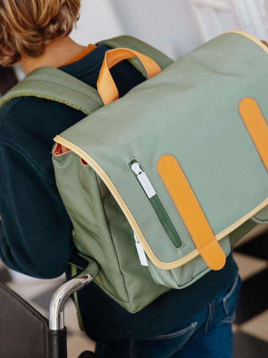 Hello Hossy School Backpack For Kindergarten Green