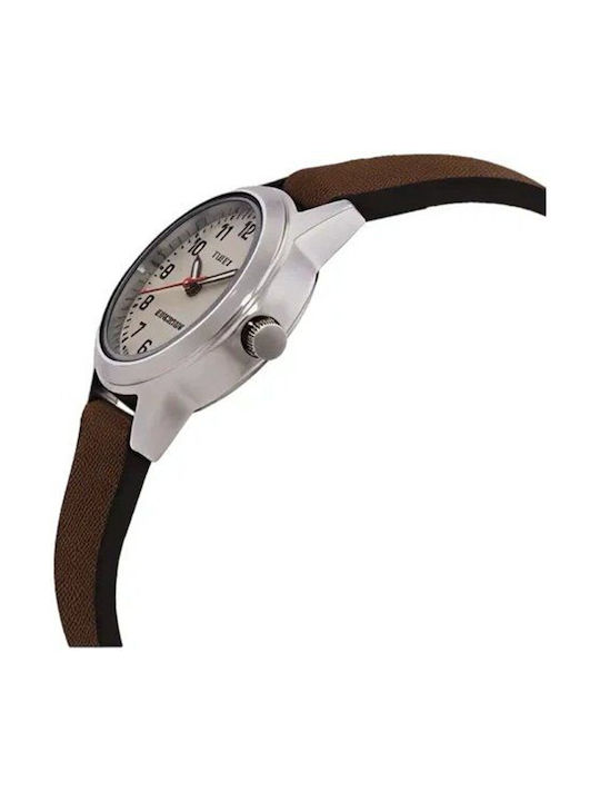 Timex Ρολόι Μπαταρίας με Δερμάτινο Λουράκι Timex Ρολόι Μπαταρίας με Δερμάτινο Λουράκι