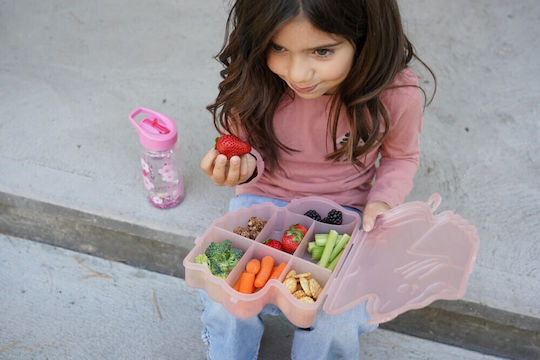 Melii Snackle Cat Cutie De Prânz Pentru Copii Din Plastic Tematică Dinozauri 1.115 Litri