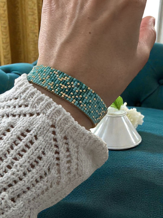 Ezera Damen Armband Kette aus Stahl Vergoldet 15cm
