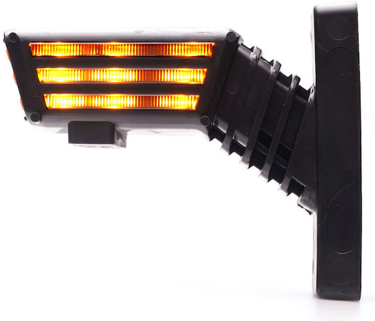 Led Triple Side Volume Light Horn Type Short Was Flash Function 12v24v Left